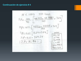 Continuación de ejercicio # 4
 