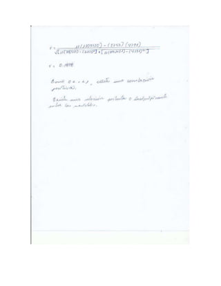 Ejercicios de Correlación 