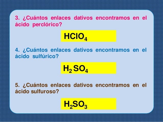 Ejercicios de enlaces covalentes