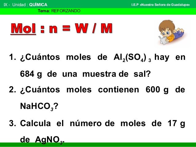 Ejercicios de enlaces químicos