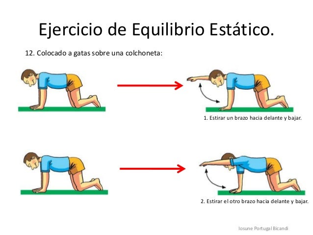 Ejercicios de equilibrio estático Ejercicios de equilibrio estático