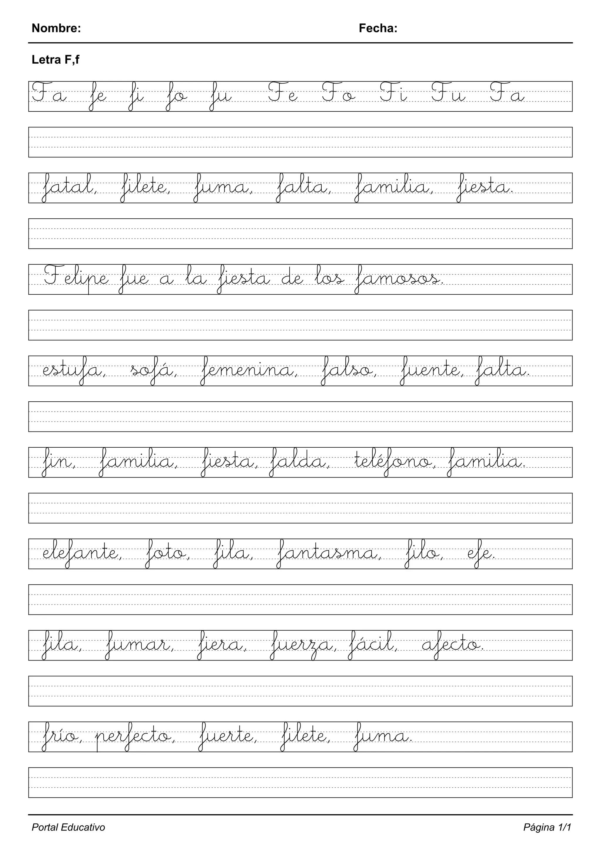 Ejercicios de escritura | PDF