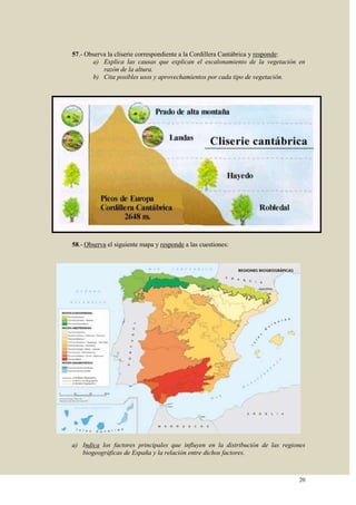 Ejercicios de Geografía Física
