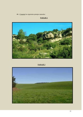 Ejercicios de Geografía Física