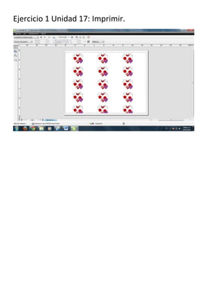 Ejercicio 1 Unidad 17: Imprimir.