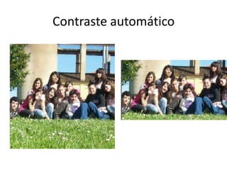 Contraste automático
 