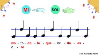 MI SOL
Abel Mendoza Mesta
No - to - do - lo - que - bri - lla - es -
o - ro
 
