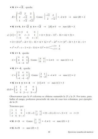 Ejercicios resueltos de matrices10
 