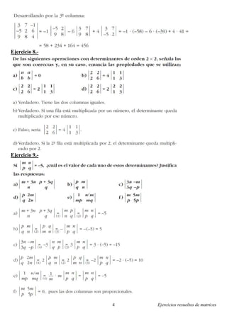 Ejercicios resueltos de matrices4
Ejercicio 8.-
Ejercicio 9.-
 