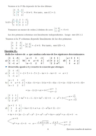 Ejercicios resueltos de matrices6
Ejercicio 12.-
 