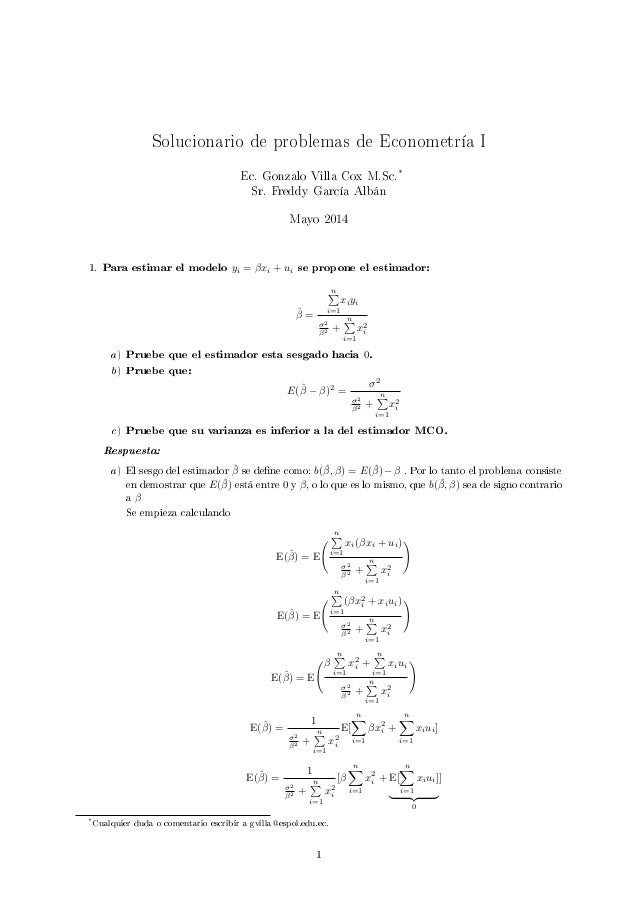 Ejercicios Econometria1