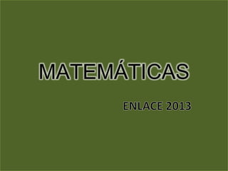 MATEMÁTICAS
 