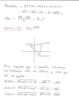 Ejercicios geometría