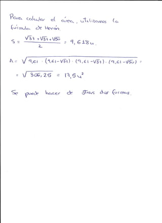 Ejercicios geometría