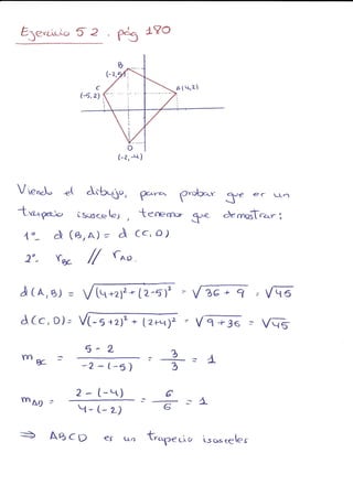 Ejercicios geometría