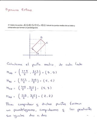 Ejercicios geometría