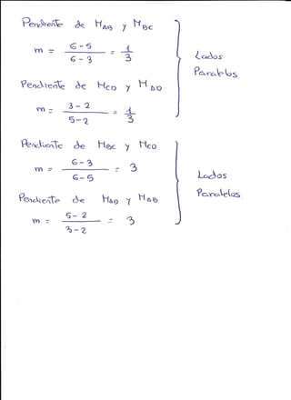 Ejercicios geometría