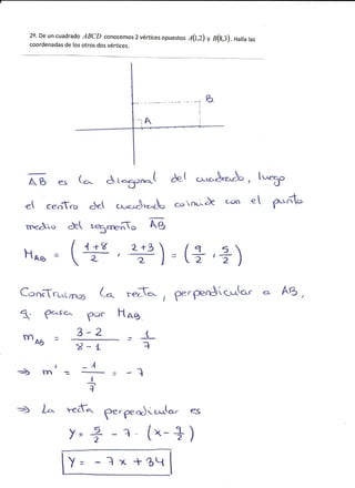 Ejercicios geometría
