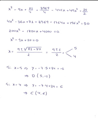 Ejercicios geometría