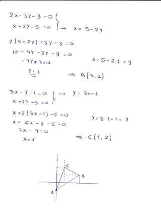 Ejercicios geometría