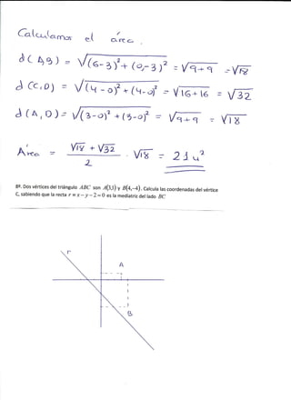Ejercicios geometría