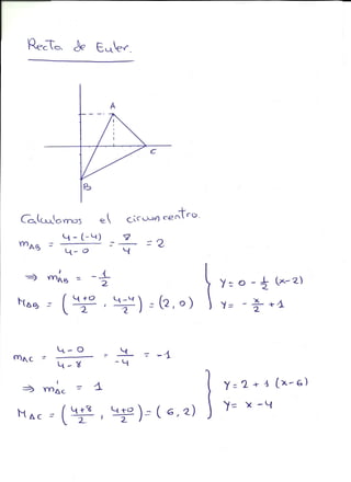 Ejercicios geometría