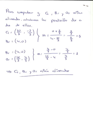 Ejercicios geometría