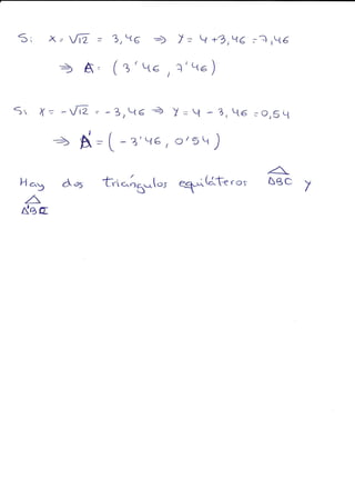 Ejercicios geometría