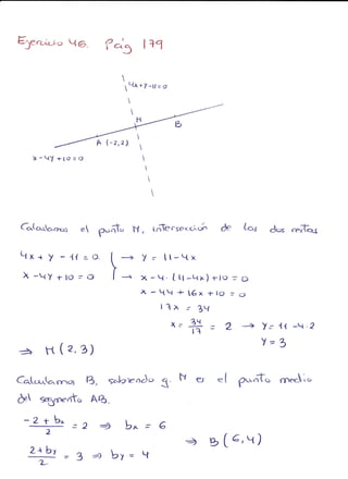 Ejercicios geometría