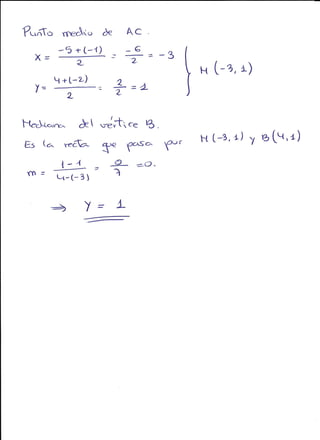 Ejercicios geometría