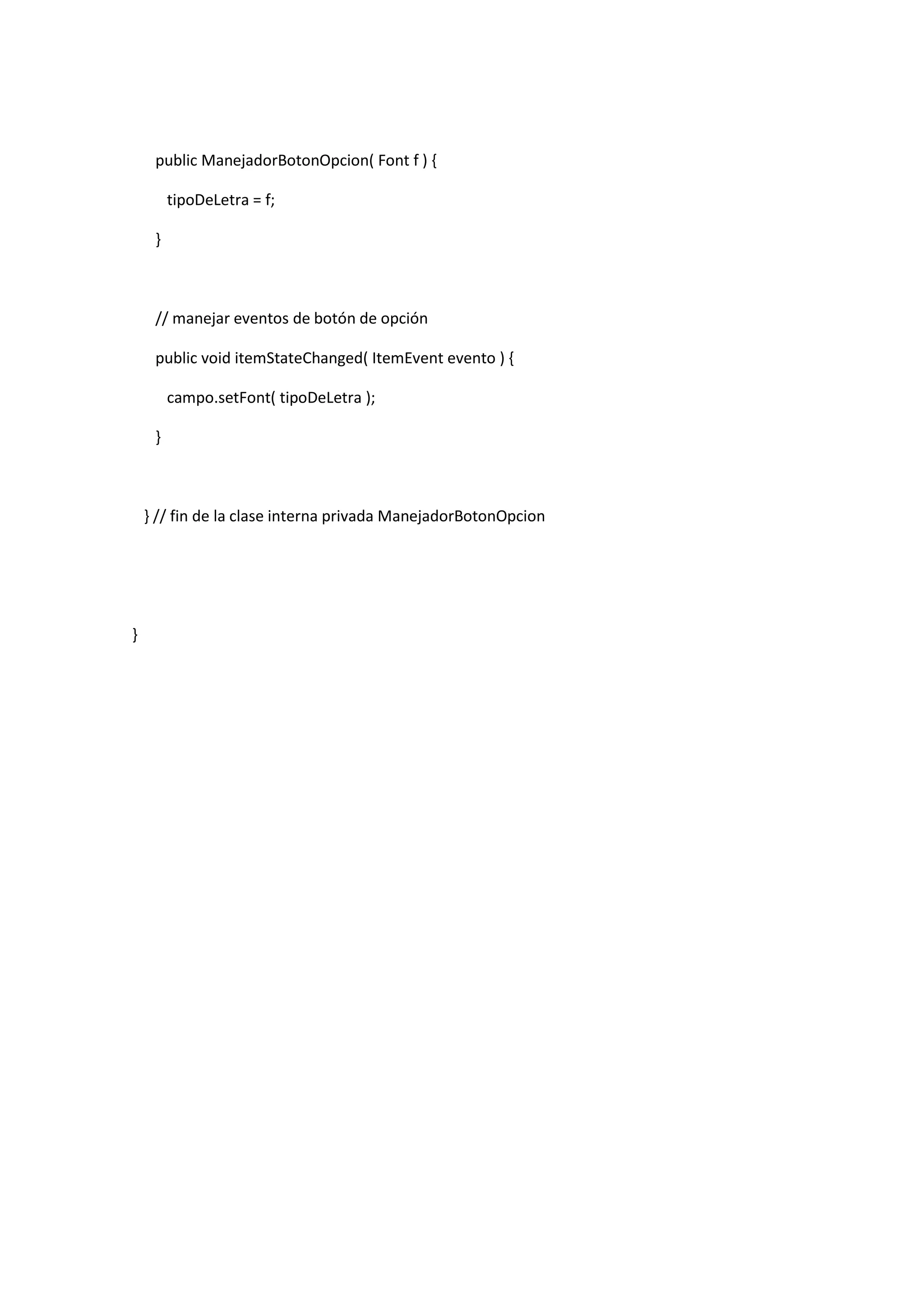 Ejercicio simple java