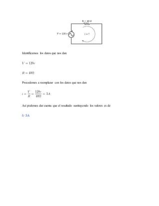 Identificamos los datos que nos dan
Procedemos a reemplazar con los datos que nos dan
Así podemos dar cuenta que el resultado sustituyendo los valores es de
 