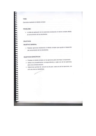 Ejercicios metodo simplex