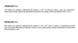 Ejercicios movimiento