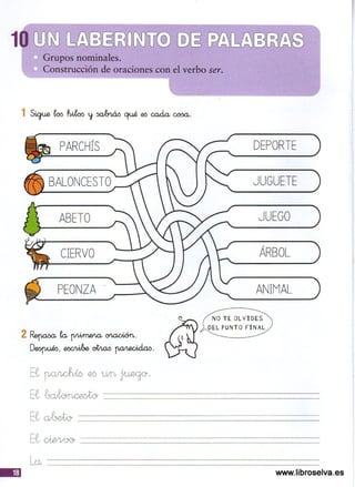 Ejercicios ortográficos 1