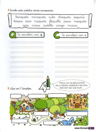 Ejercicios ortográficos 1