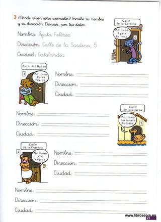 Ejercicios ortográficos 1