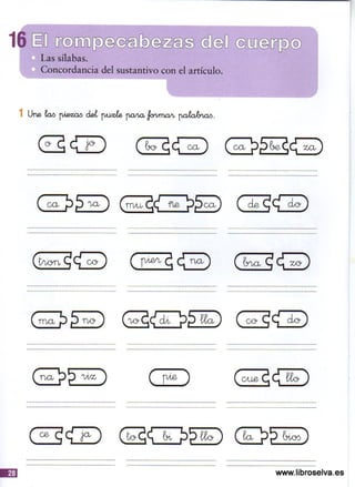 Ejercicios ortográficos 1