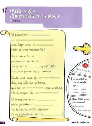 Ejercicios ortográficos 1