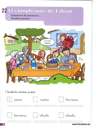 Ejercicios ortográficos 1