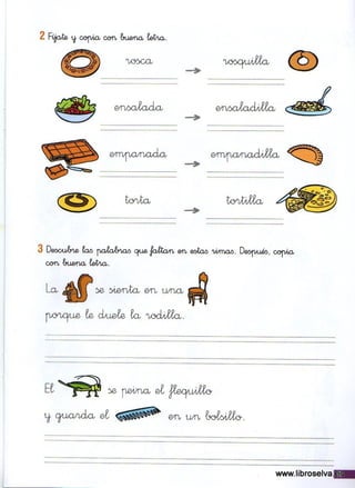 Ejercicios ortográficos 1