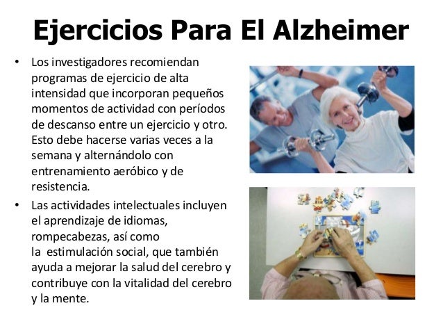 Ejercicios Para El Alzheimer - Ejercicios Para Personas Con Alzheimer…