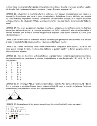 Ejercicios para unidad 1 heurística