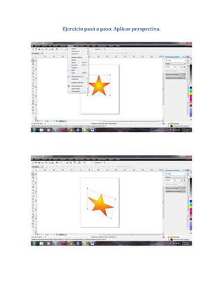 Ejercicio pasó a paso. Aplicar perspectiva.