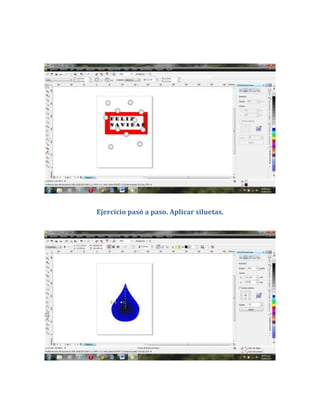 Ejercicio pasó a paso. Aplicar siluetas.