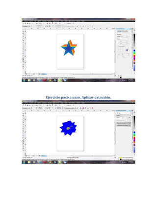 Ejercicio pasó a paso. Aplicar extrusión.