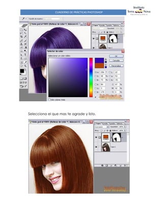 CUADERNO DE PRÁCTICAS PHOTOSHOP
RflAL1GADO ºOR flDf1fl(rcrdvgo¢3@hotmaiT.com)
Selecciona el que mas te agrade y listo.
 