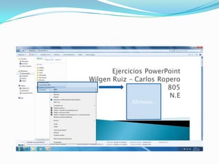 Ejercicios power point 4