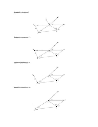 Seleccionamos a7
Seleccionamos a13
Seleccionamos a14
Seleccionamos a15
 