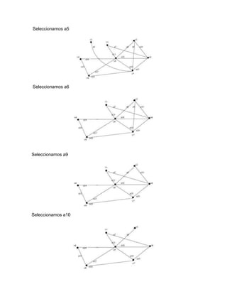 Seleccionamos a5
Seleccionamos a6
Seleccionamos a9
Seleccionamos a10
 